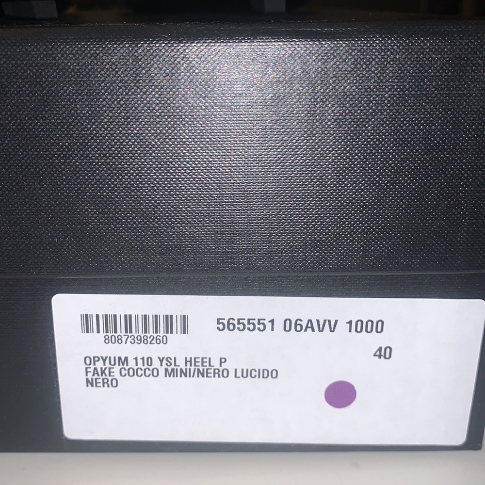 ❌SOLD❌ YSL Opyum Black Heels brand new - Picture 6 of 8